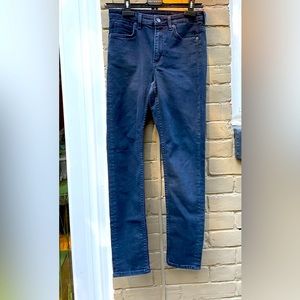 COS Navy high rise skinny jeans